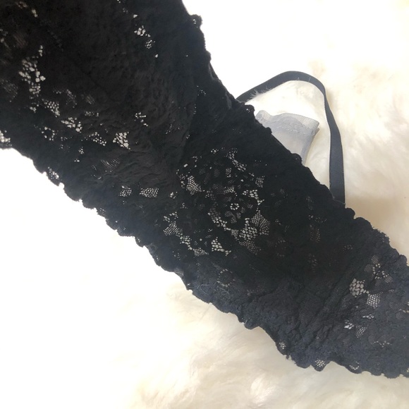 Aerie black floral lace bralette - Picture 7 of 8